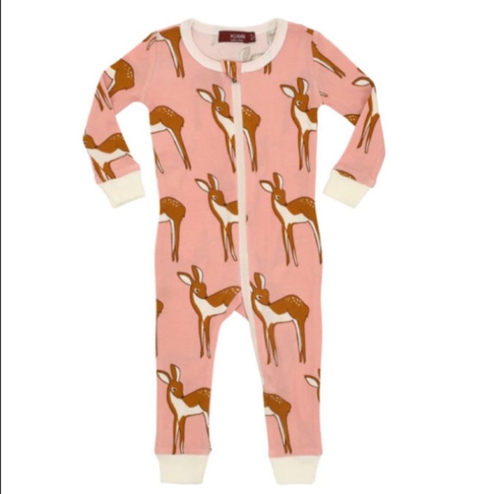 Milkbarn zipper pajamas!